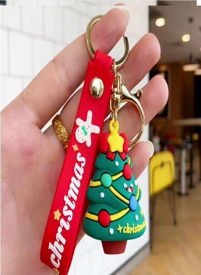 IndusBay® Set of 2, Merry Christmas Theme Cute Keychain Bag Keychain Key Holder Christmas Party Gift Giveaways Pendants Key Chain Gifts, Multicolor - Image 5